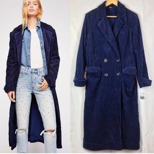 Free People Ribbed Coat Duster
